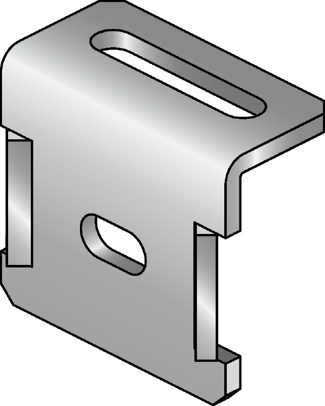 MIC-UB Connector Hot-dip galvanized (HDG) connector for fastening U-bolts to MI girders